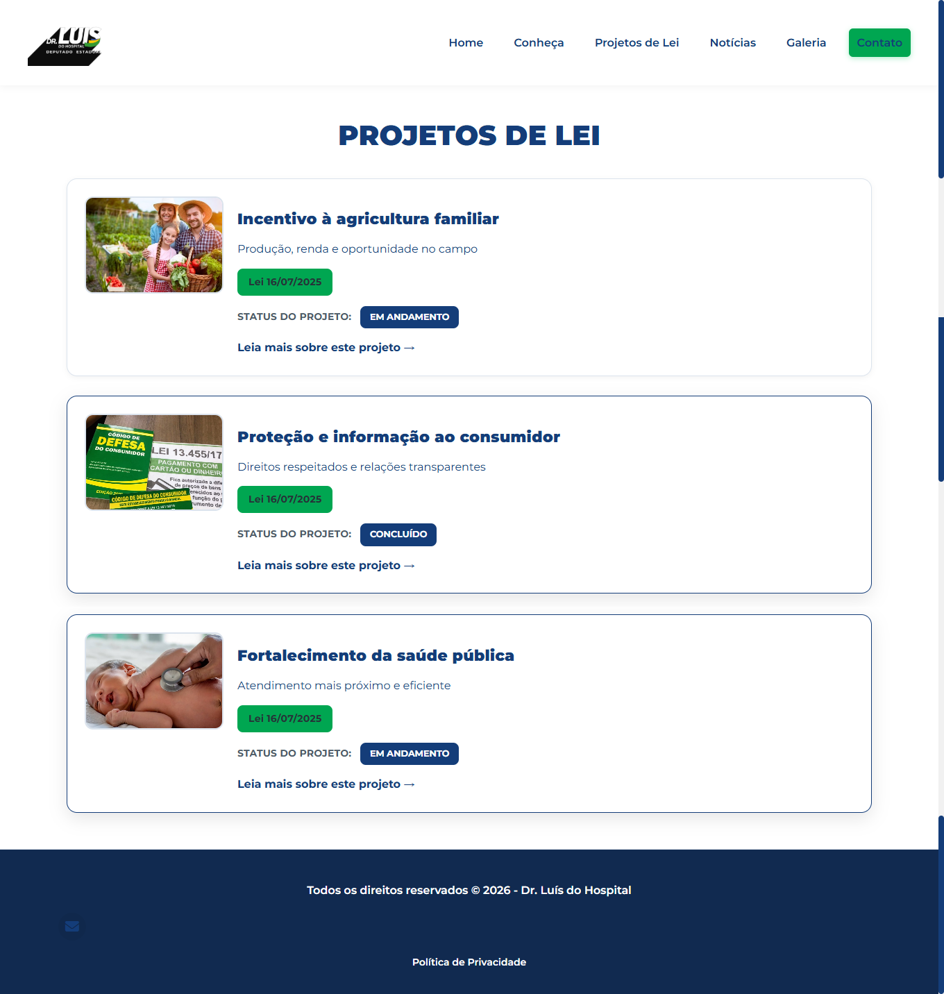 Script de Site de Politico (Site para politico) - Imagem 5