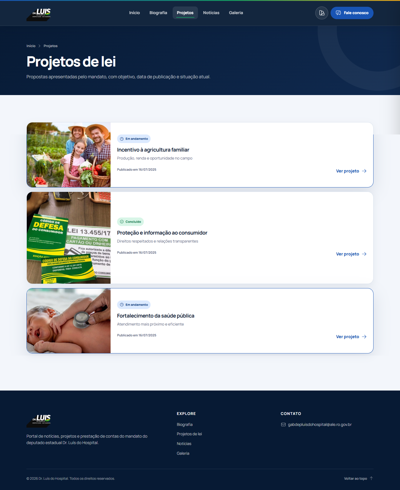Script de Site para Político - Imagem 2