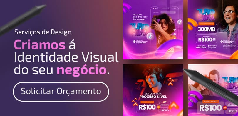 Criação de Posts, Logos, Banners e toda identidade visual do seu negócio.